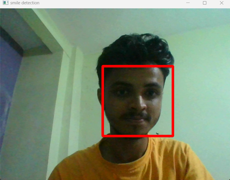 face-smile detection Project Image